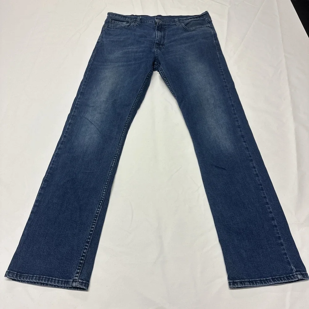 Levi's 513 Jeans Mens 36x30 Blue Dark‎ Wash